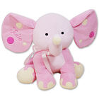 Embroidered Pink Polka Dot Elephant - 14